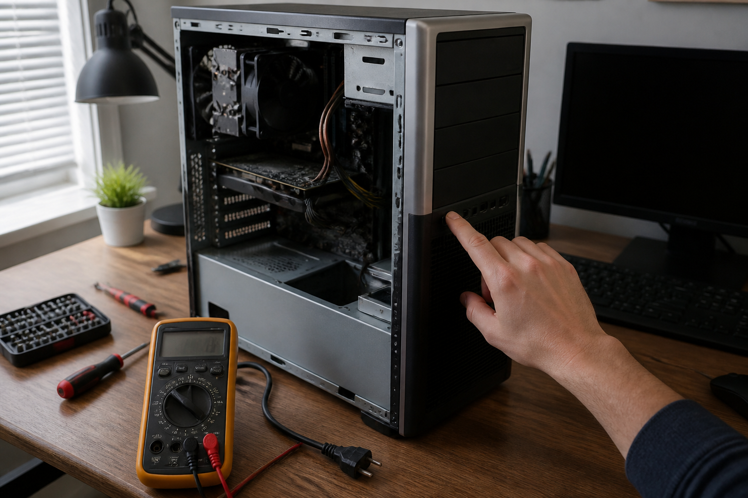 Computer won't turn on: simple troubleshooting before repairs