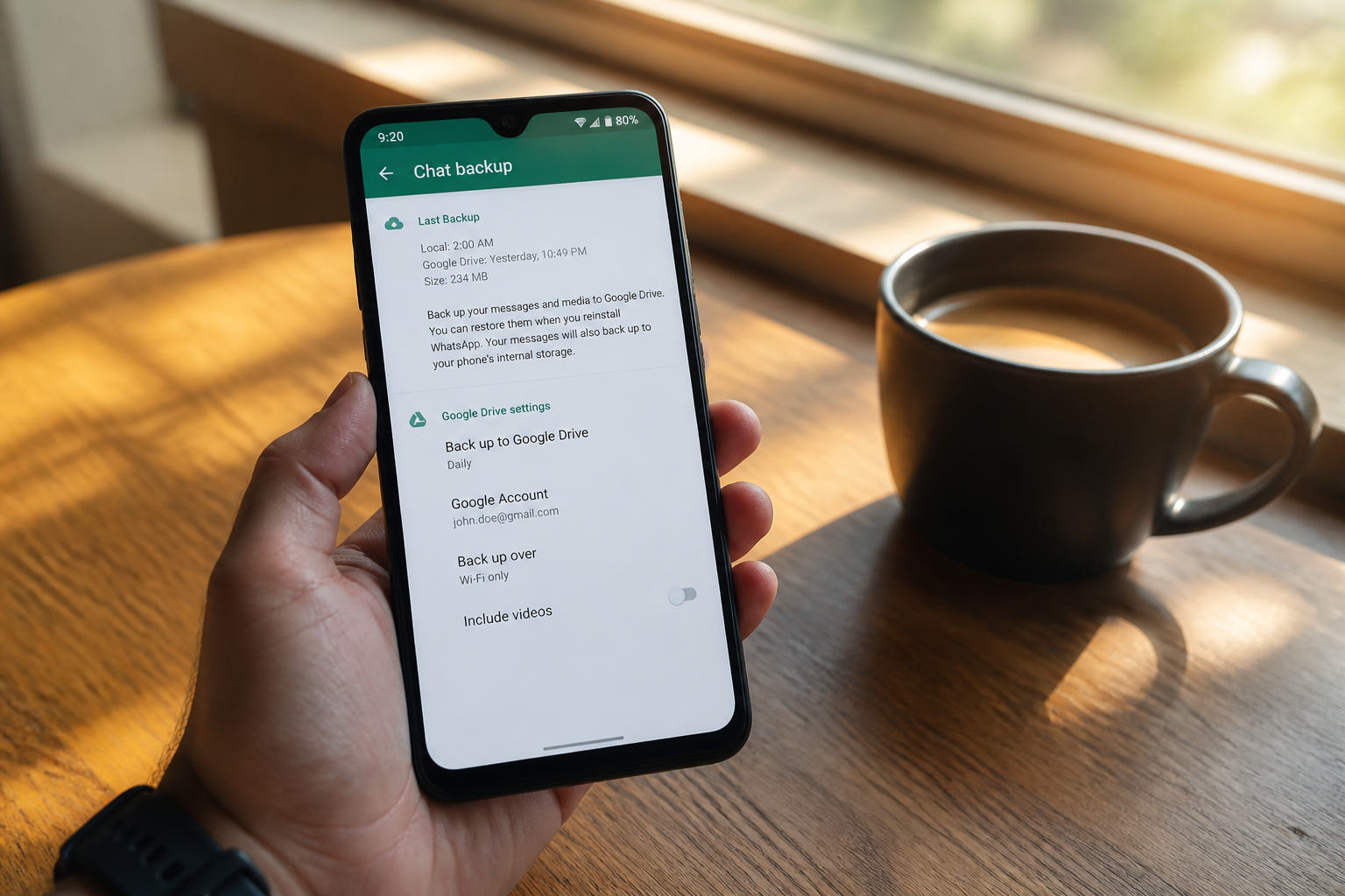 WhatsApp backup: how to prevent losing your chat history